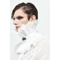 White Elaborate Gothic Collar