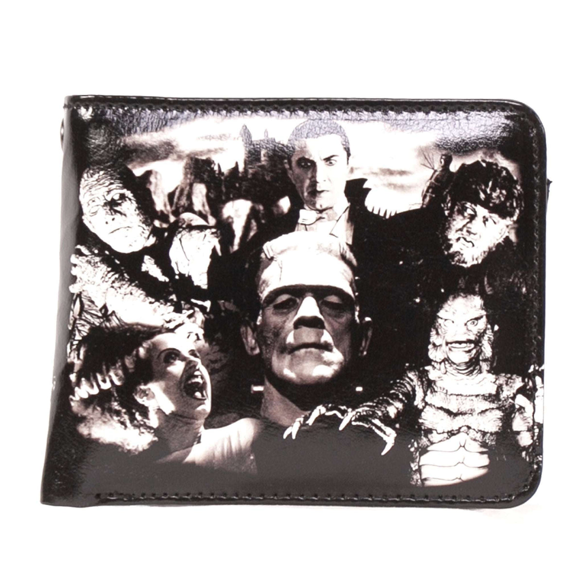 Monster Collage Billfold Wallet