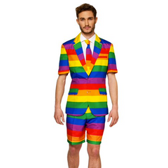 OppoSuits Summer Rainbow Suitmeister Three Piece Suit