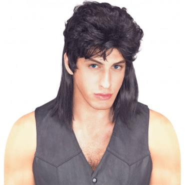 One Size Fits Most Men’s Adult Mullet Wig