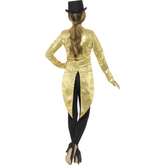 Gold Sequin Tailcoat Jacket