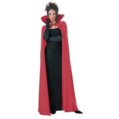 Red 60" Taffeta Adult Cape