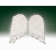 36" White Feather Angel Wings