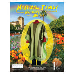 Green Poncho Set w/ Red Shirt & Black Pants Adult Costume