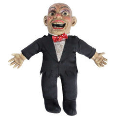 Creepy Talking Cracked Charlie Doll Decoration