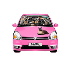 Car Full of Cats Auto Sunshade