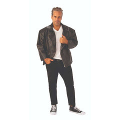 Grease T-Birds Faux Leather Adult Plus Size Jacket