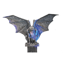 7' Gargoyle w/ Expandable Wings & Fog Breath Electric Animatronic Prop