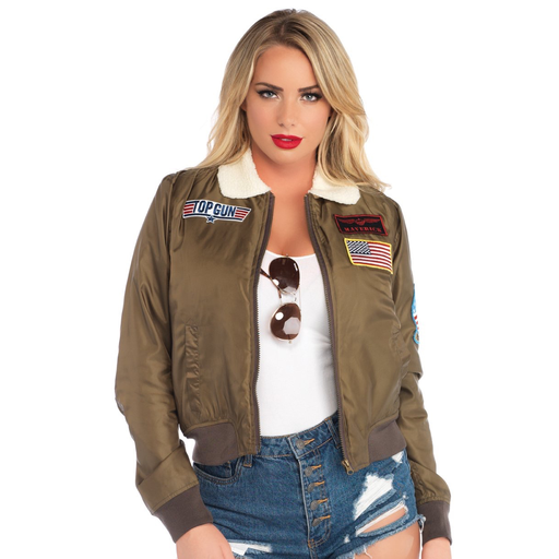 Top Gun Women’s Nylon Bomber Jacket