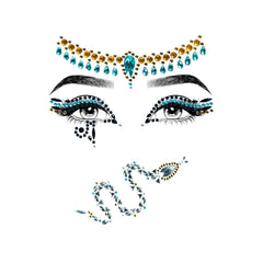 Cleopatra Adhesive Face Jewels