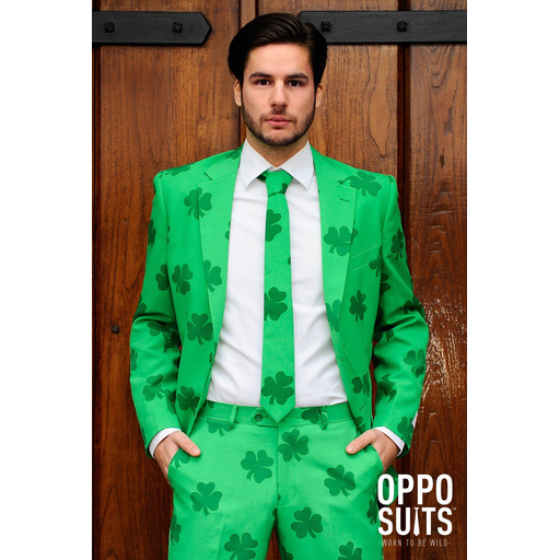 OppoSuits Patrick Green Clover Three Piece Suit