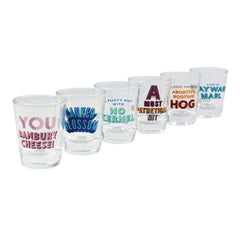 Shakespearean Insults Shot Glasses