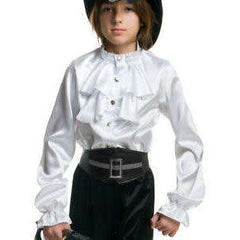 White Eyelet Child's Pirate Shirt