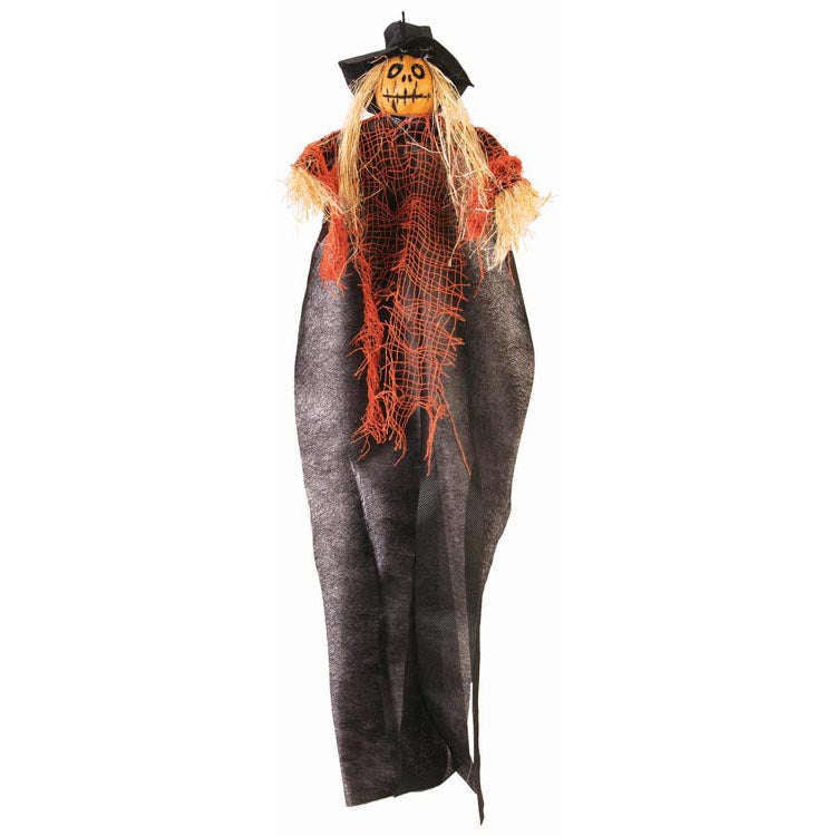 Hanging Halloween Pumpkin Scarecrow Prop