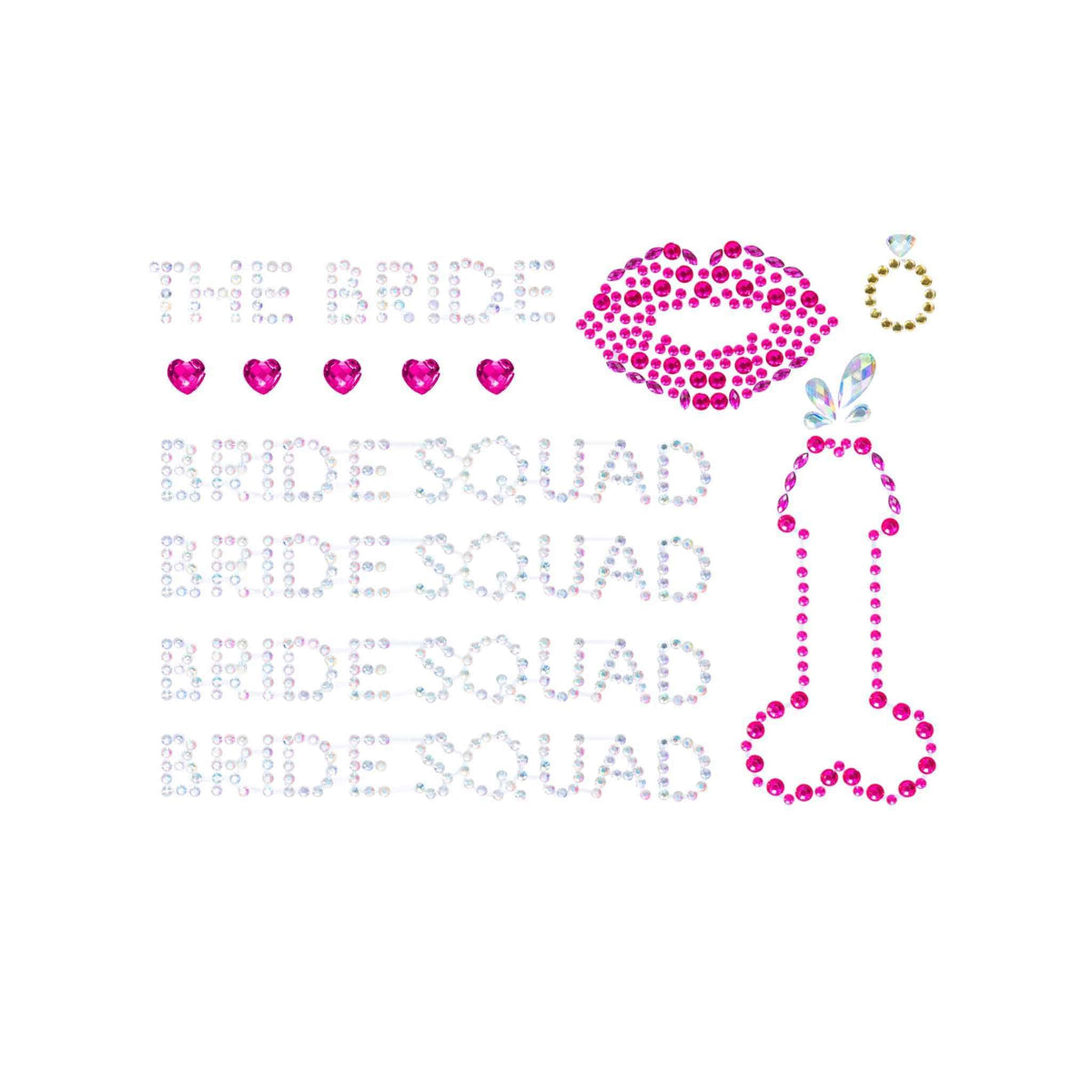 Bride Squad Adhesive Body Jewels