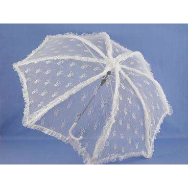 White Lace Parasol