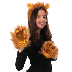 Brown Lion Fingerless Paws