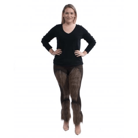 Cute Brown Furry Animal Leggings