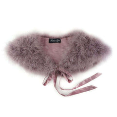 Amethyst Marabou Capelet