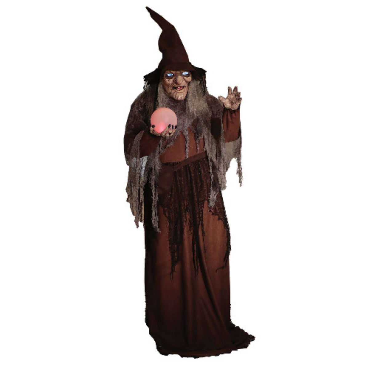 68" Soothsayer Digiteye Witch Animated Prop Decoration