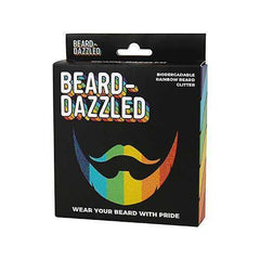 Beard Dazzled Biodegradable Rainbow Beard Glitter