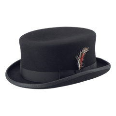 Black The Gent Hat Black