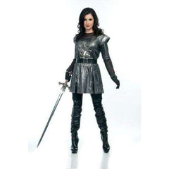 Female Knight Faux Chainmail Adult Costume