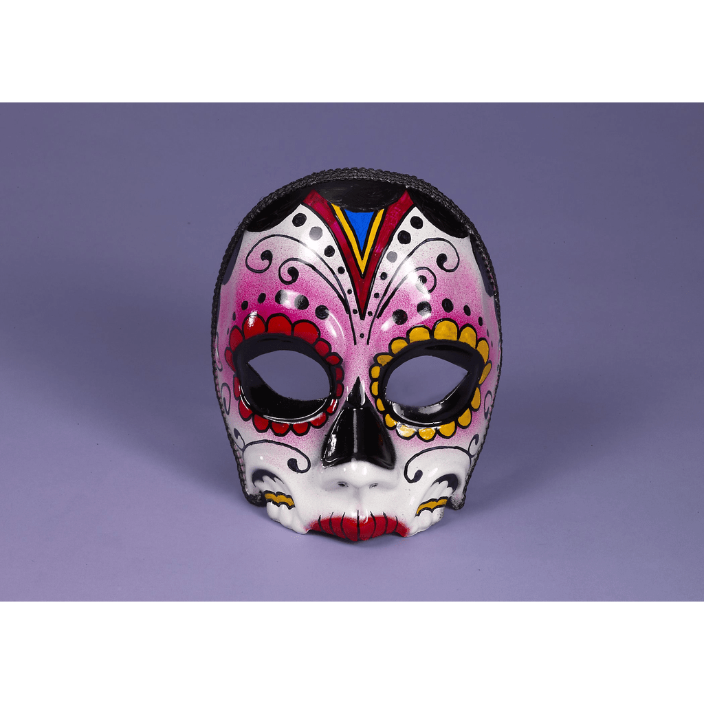 Multi Colored Day of The Dead Womens Adult Mask