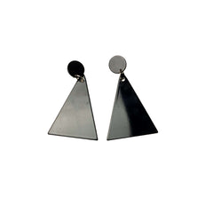 Triangle Mod Clip On Earrings