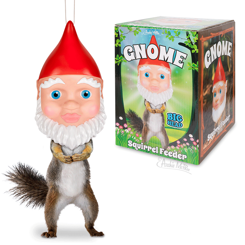 Gnome Squirrel Feeder