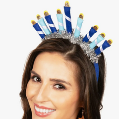 Menorah Hanukkah Headband