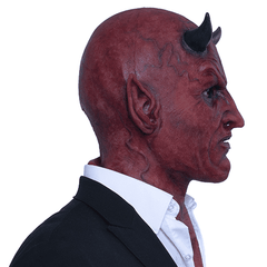 Lucifer Hyper Realistic Mask & Full Cowl