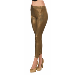 Gold Futuristic Leggings