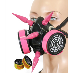 Large Spiked Gas Mask