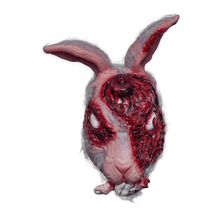 Lab Bunny Latex Mask