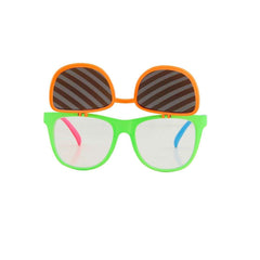 Neon Flip Up Glasses