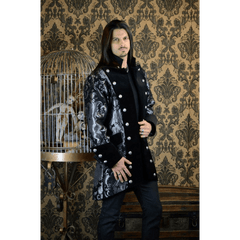 Silver and Black Versailles Coat