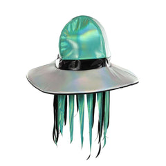 Iridescent Green Alien Abduction Hat