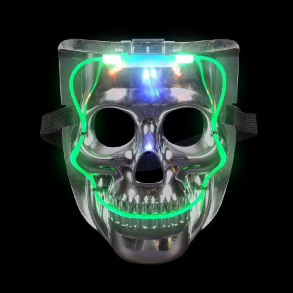 8" Light Up Skull Mask