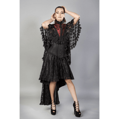 King Brocade Draconia Floral Lace Bolero Shawl