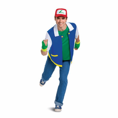 Classic Pokémon Ash Ketchum Unisex Adult Costume