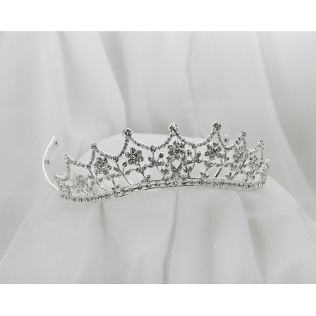 Rhinestone Tiara- Gold