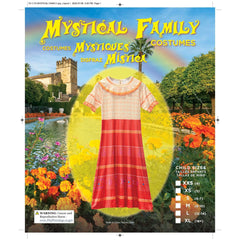 Mystical Orange Colombian Dress Kids Costume