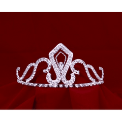 Rhinestone Tiara- Gold