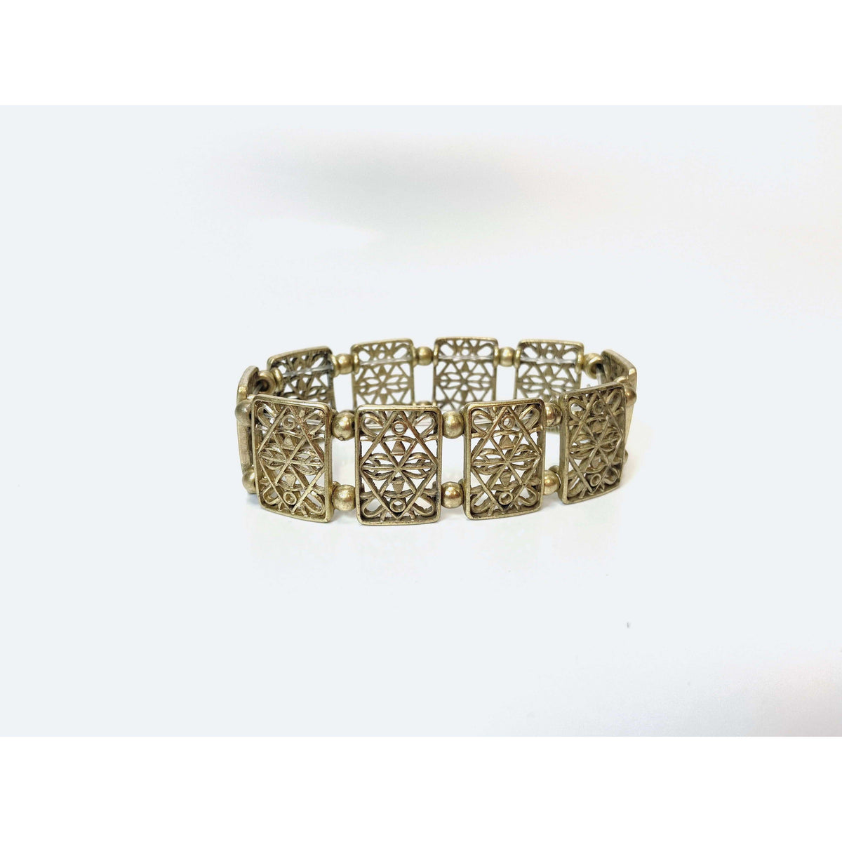 Gold Medieval Window Bracelet