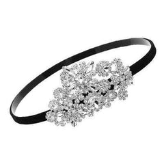 Rhinestone Flower Headband