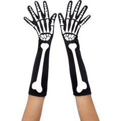 Black Skeleton Gloves