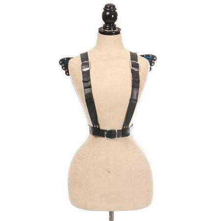 Vegan Leather Wing Harness