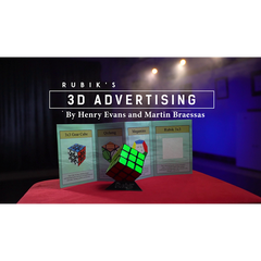 Rubik's Cube 3D Advertising (Gimmicks and Online Instructions) by Henry Evans and Martin Braessas