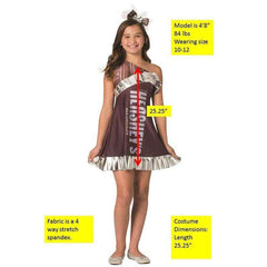 Hershey's Chocolate Bar Dress Tween Costume 10-12